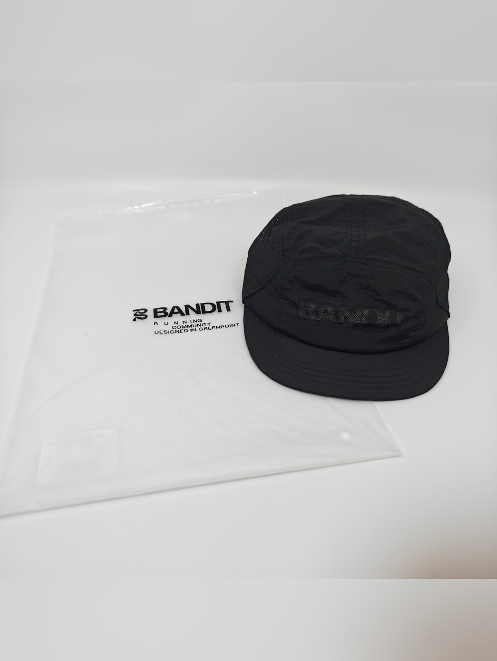 OS Bandit Running Humofit Nylon Run Cycling Hat Sunglasses Holder - Black